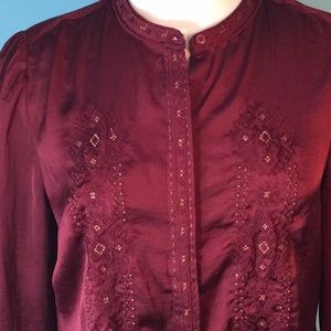 Lucky Brand Embroidered Top